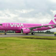 Airbus A320neo rosa de Viva Air, matrícula HK-5378 en Bogotá.