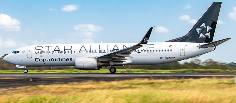Boeing 737-800 de Copa Airlines con livery de Star Alliance.