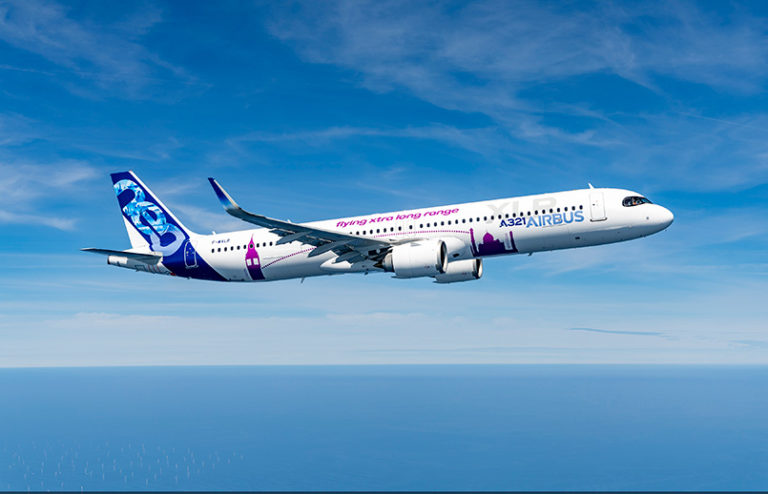 Primer vuelo del Airbus A321XLR.
