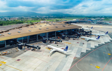 Nueva terminal 2 del aeropuerto internacional de Tocumen, en Panamá.
