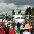 ATR 42-600 de EasyFly en el aeropuerto Juan José Rondón de Paipa, Boyacá.