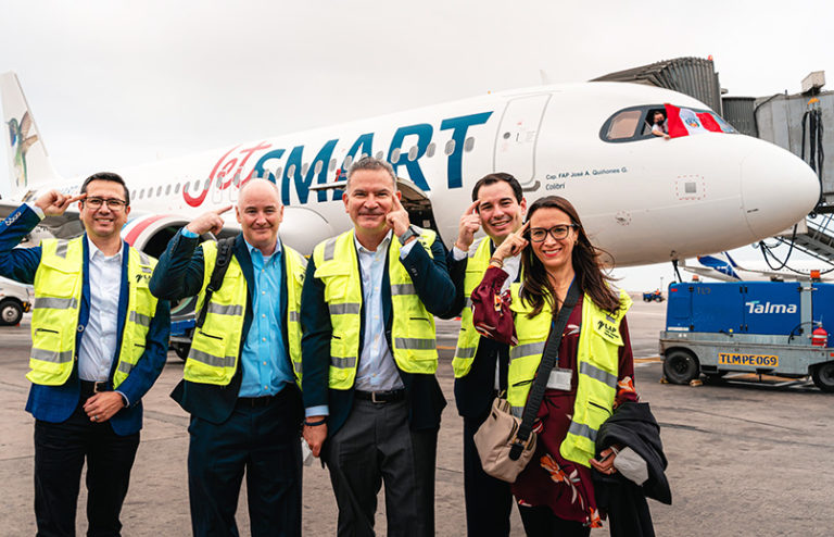 Inicio de operaciones domésticas de JetSmart en Perú.