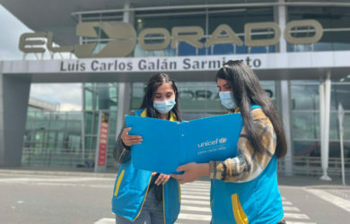 Alianza entre el aeropuerto Eldorado y UNICEF.