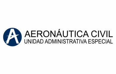 Logo de Aerocivil de Colombia.