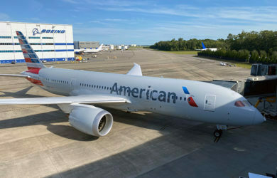 Boeing 787 de American Airlines.
