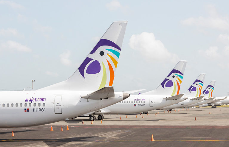 Flota de aviones Boeing 737 MAX 8 de Arajet.