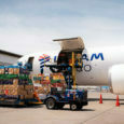 Boeing 767-300F de LATAM Airlines transportando vacunas contra Covid-19.