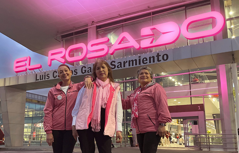 Aeropuerto Eldorado lucha contra el cáncer de mama.