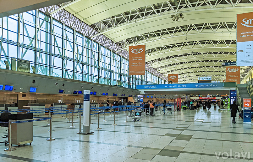 Terminal del Aeropuerto Ministro Pistarini de Buenos Aires-Ezeiza.
