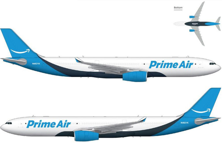 Prototipo de un Airbus A330-300 de Amazon Air.