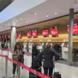 Área de registro (check-in) de Avianca en el Aeropuerto Internacional Eldorado de Bogotá.