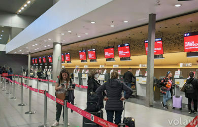 Área de registro (check-in) de Avianca en el Aeropuerto Internacional Eldorado de Bogotá.