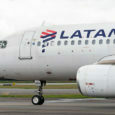 Airbus A320 de LATAM Airlines en Bogotá.