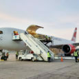 Boeing 767-300F de Air Canada Cargo en el Aeropuerto Internacional Eldorado de Bogotá.