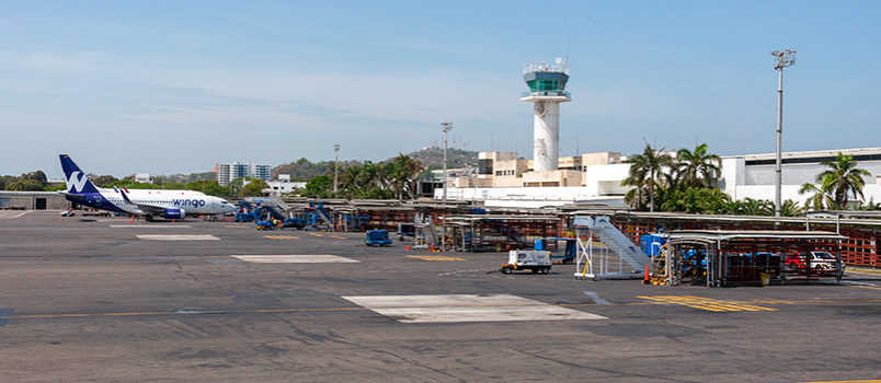 Aeropuerto de Cartagena supera evaluación de seguridad de la TSA de Estados Unidos Plataforma del Aeropuerto Rafael Núñez de Cartagena.