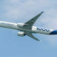 Airbus A350-1000 de pruebas en vuelo.