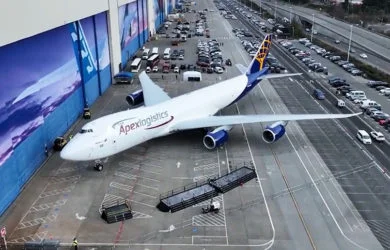 Entrega del último Boeing 747-8F a Atlas Air (matrícula N863GT).