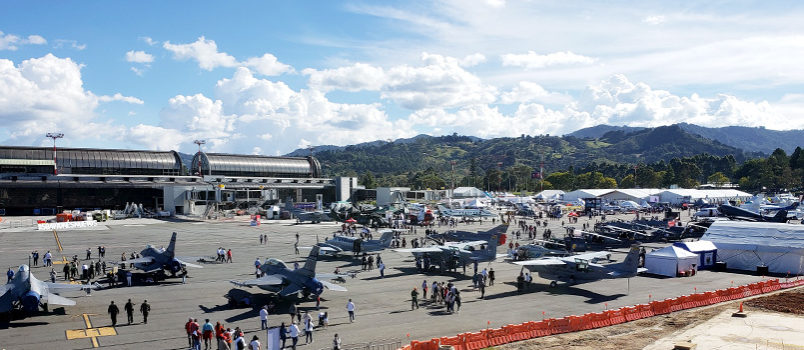 Exposición estática en la F-AIR Colombia 2019.