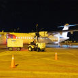 ATR 72-600 de EasyFly en el vuelo inaugural entre Bogotá y Bucaramanga.