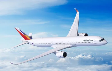 Prototipo de un Airbus A350-1000 de Philippine Airlines.