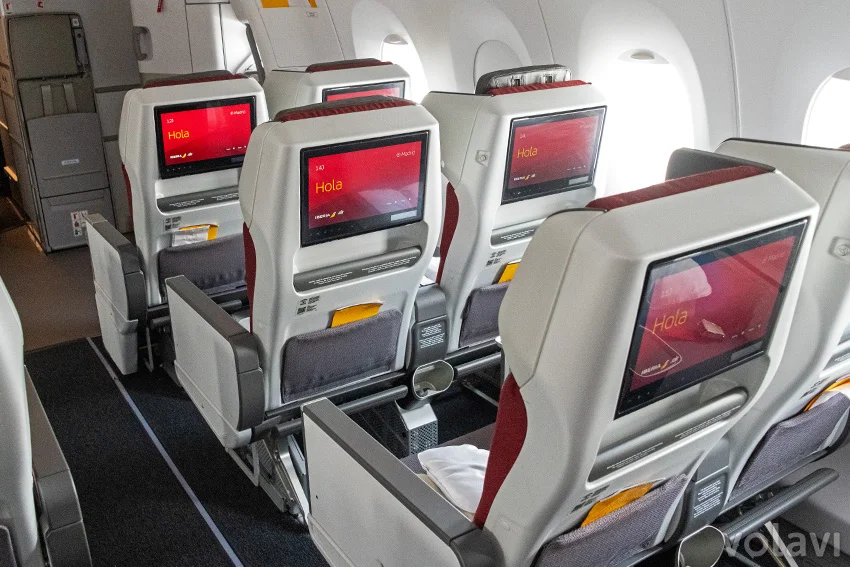 Premium Economy de Iberia en el Airbus A350 "Next".
