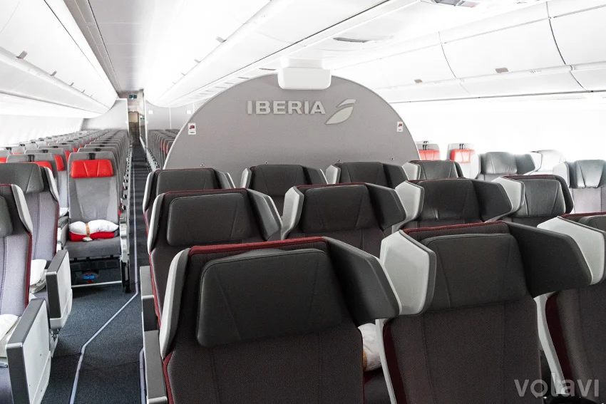Premium Economy del Airbus A350 "Next" de Iberia.