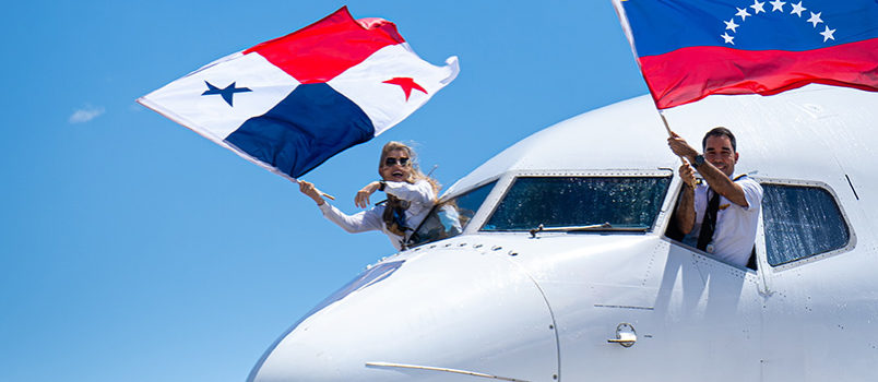 Inicio de la ruta entre Panamá y Barquisimeto, Venezuela, por parte de Copa Airlines.