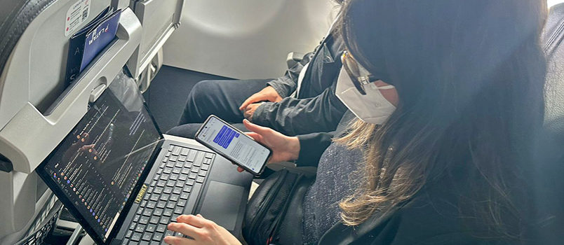 Servicio de internet a bordo de los aviones de LATAM Airlines en Colombia.