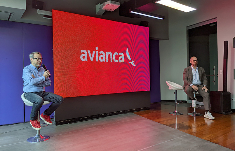 Rueda de prensa de presentación de la nueva marca de Avianca.
