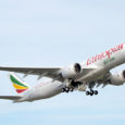 Despegue de un Airbus A350-900 de Ethiopian Airlines.
