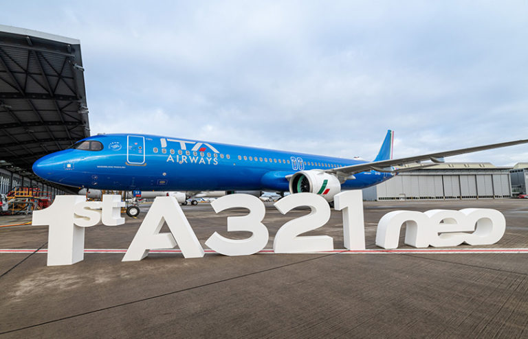 Primer Airbus A321neo de ITA Airways.