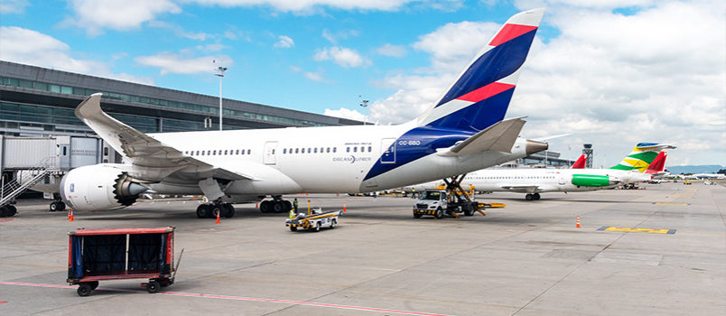 Vista de la terminal internacional del Aeropuerto Eldorado de Bogotá.