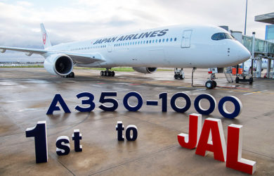 Primer Airbus A350-1000 para Japan Airlines.