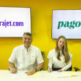 Firma de la alianza entre Arajet y PagoVoy para la compra diferida de tiquetes.