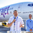 Bienvenida al noveno Boeing 737 MAX 8 de Arajet, "Bahía las Águilas".