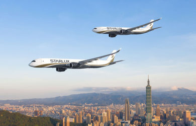 Renders del Airbus A350F y del A330neo de Starlux.