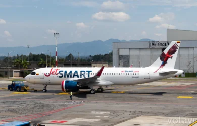 Vuelo inaugural de JetSmart Colombia en Airbus A320neo.