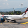 Vuelo inaugural de JetSmart Colombia.