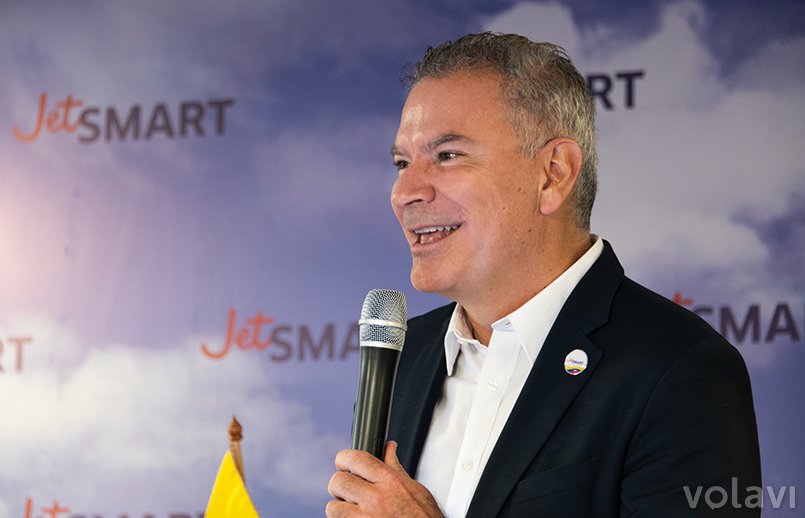 Vuelo inaugural de JetSmart Colombia.
