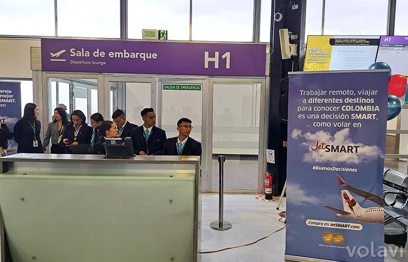 Vuelo inaugural de JetSmart Colombia.