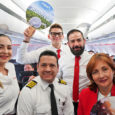 Lanzamiento de los vuelos de Avianca entre Bogotá y Montreal.