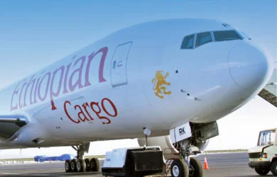 Boeing 777F de Ethiopian Airlines Cargo.