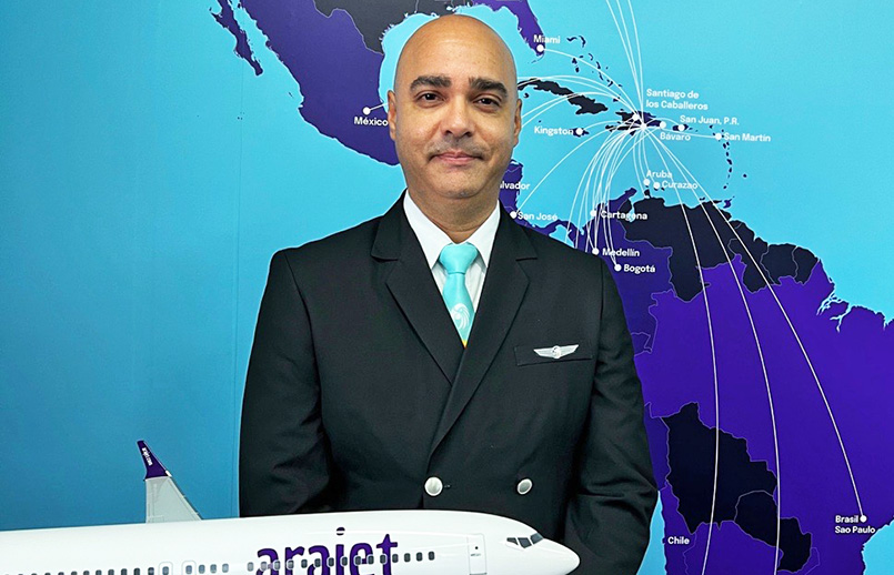 José Abel Marte, nuevo jefe de pilotos de Arajet,