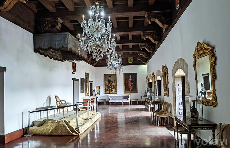 Una de las salas del Museo de las Casas Reales.