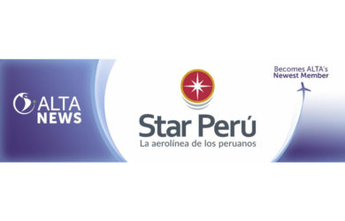 Star Perú se une a ALTA como nueva aerolínea miembro.