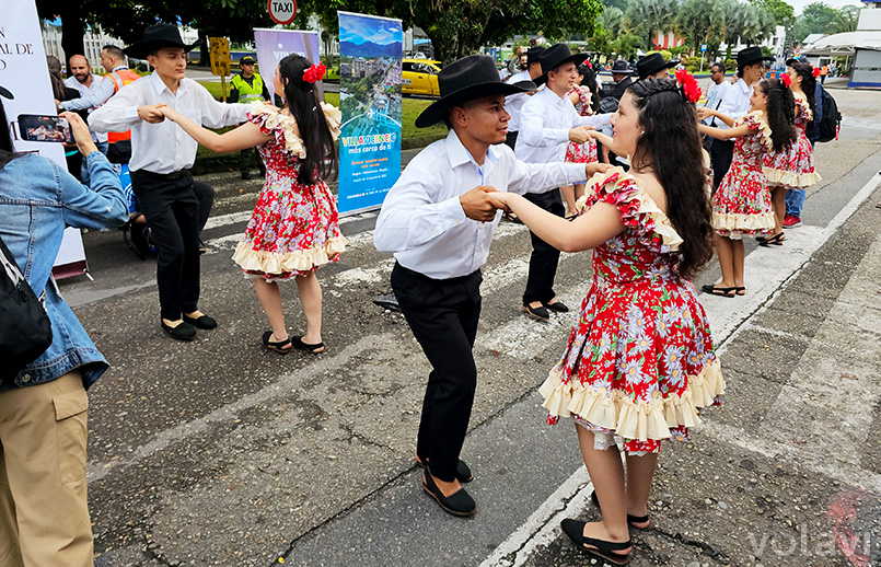 Muestra del Joropo, el baile típico de los Llanos Orientales.