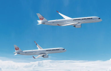 Airbus A350-900 y A321neo de Japan Airlines.