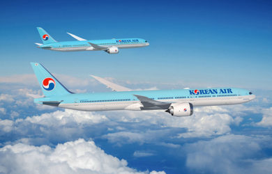 Prototipo de los Boeing 777-9 y 787-10 de Korean Air.
