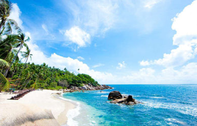 Una de las exóticas playas de Tailandia.