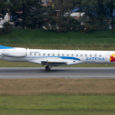 Embraer 145 de Satena (HK-4525), en el Aeropuerto El Dorado de Bogotá.